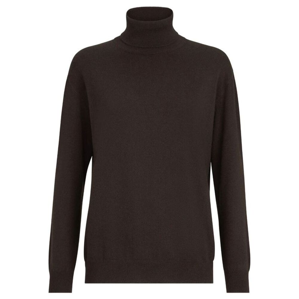 Cashmere Turtleneck Sweater With Monili Women